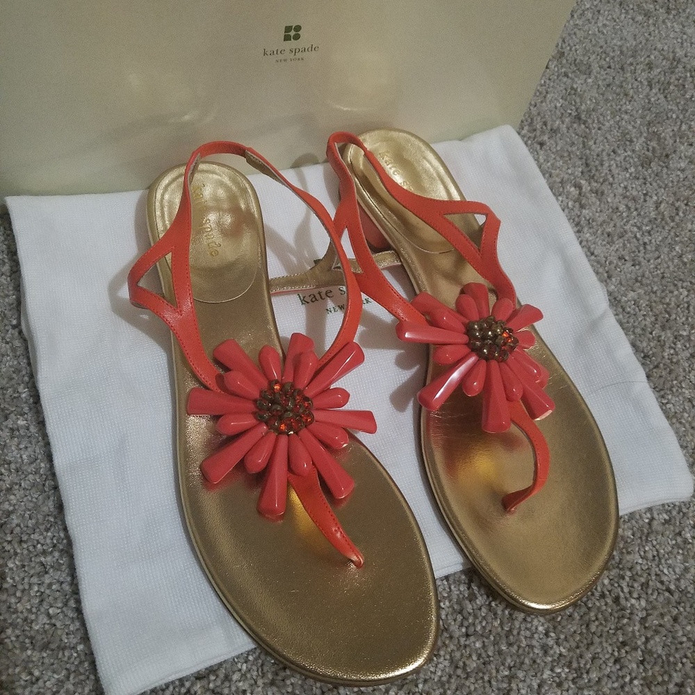 Kate spade sling back sandals size 9